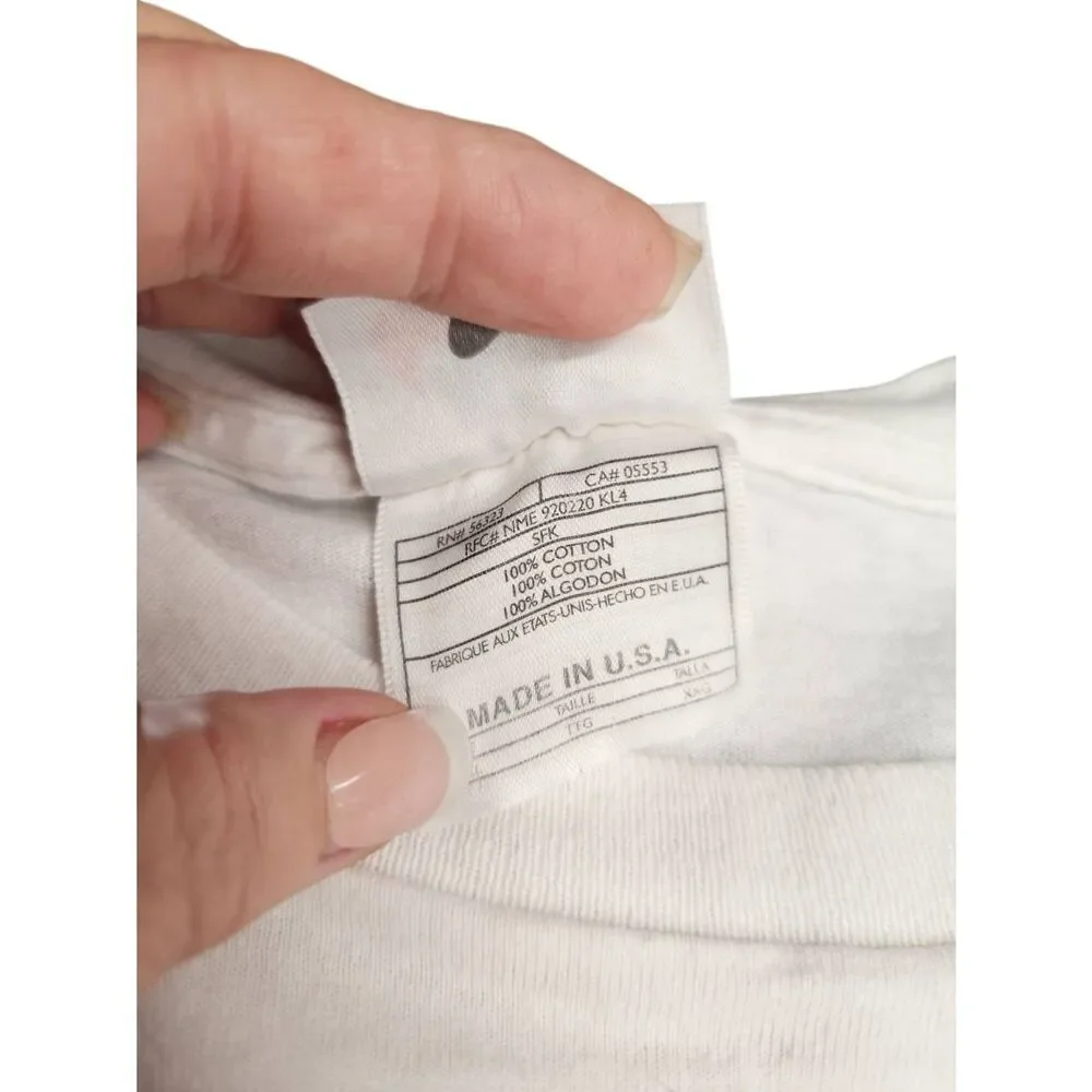 Nike White Cotton Graphic Tee Shirt SALE 5 for 25